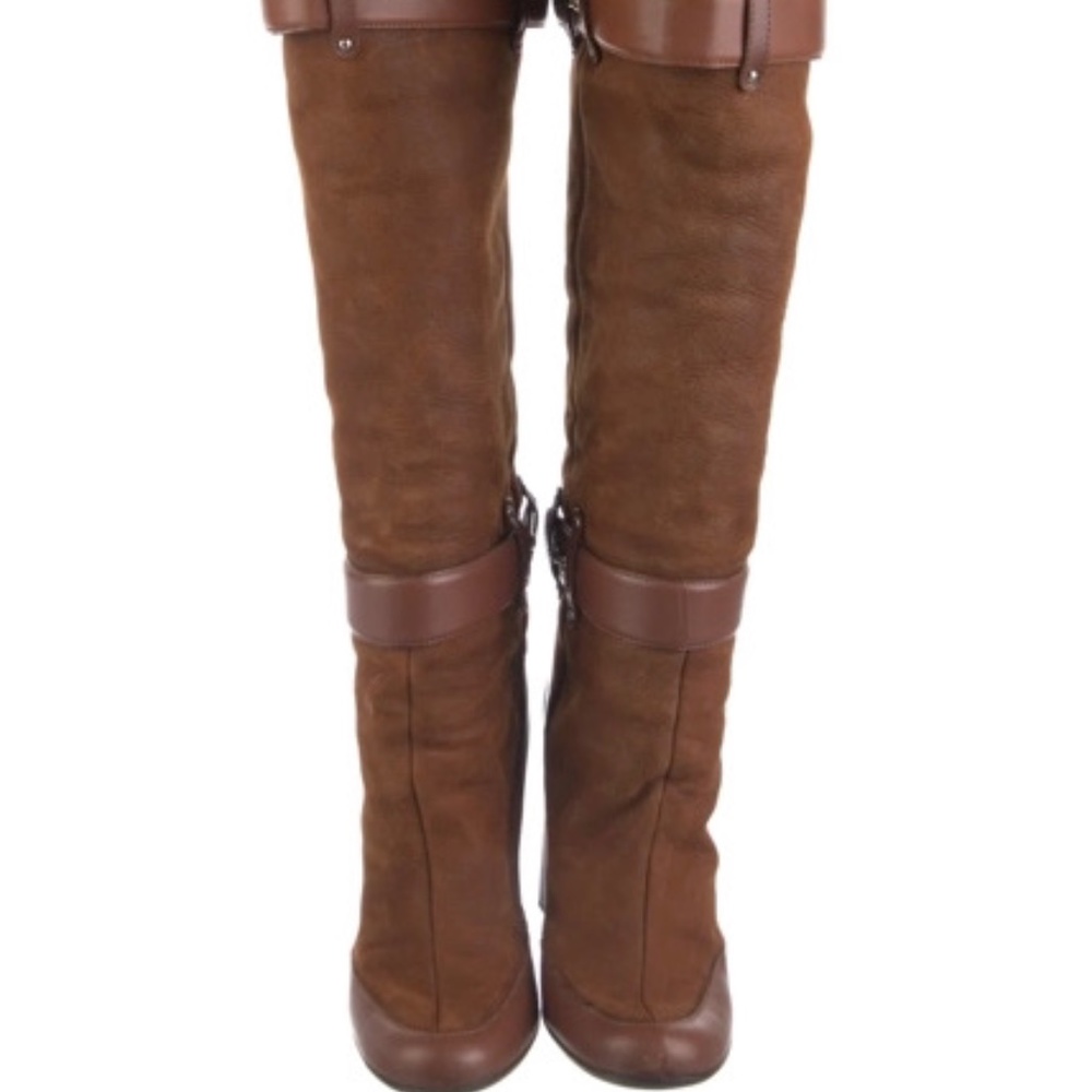 Giuseppe Zanotti (Vicini) Shearling Knee Boots. Size 38.5